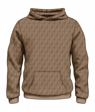 Diamond Hoodie Toasted coconut